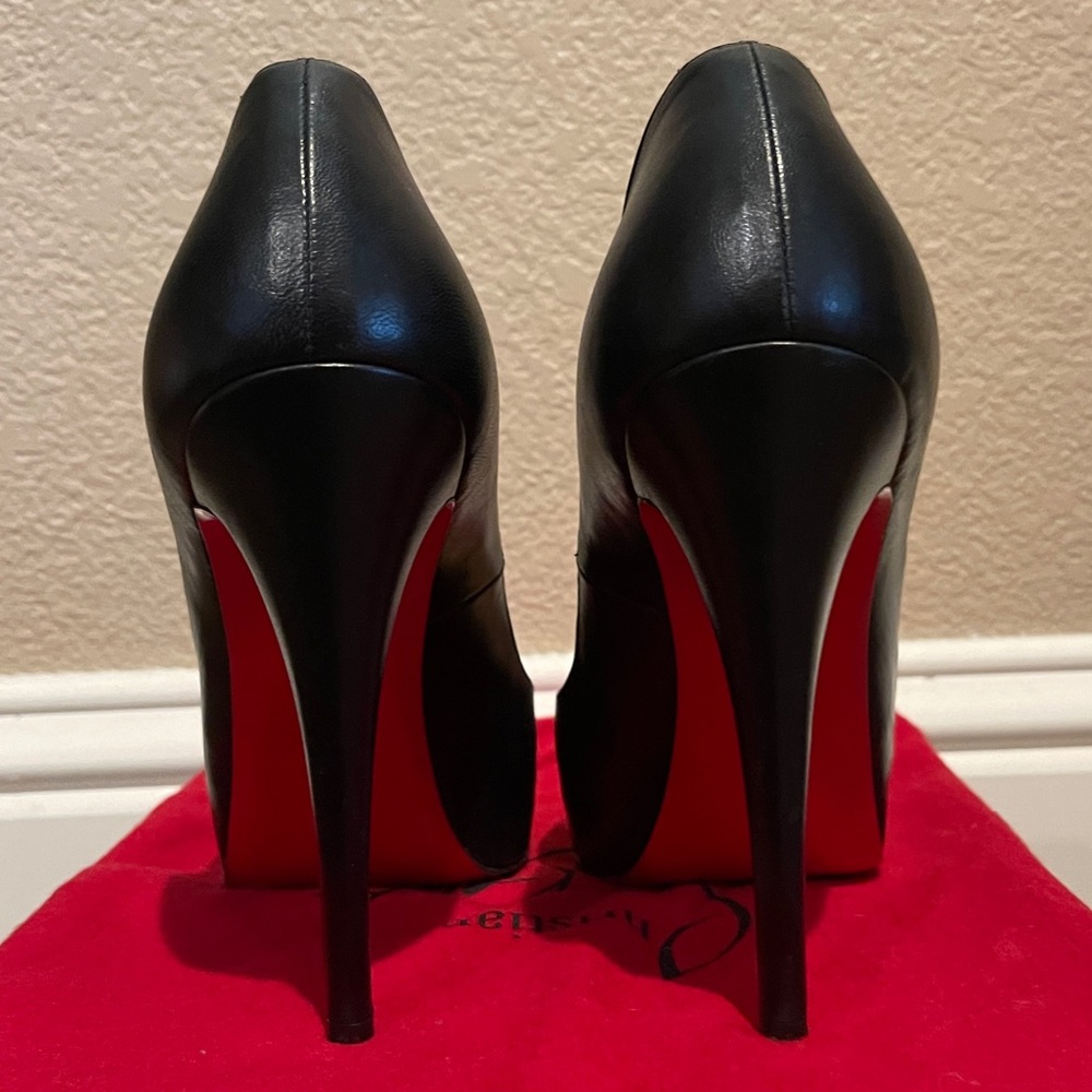 Christian Loubiton Very Prive 120 Black Calf